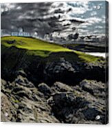 Strathy Point Lighthouse In Scotland Acrylic Print