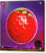 Strawberry Moon Acrylic Print
