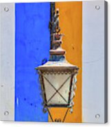 Street Lamp Of Obidos Acrylic Print