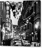 Street Scene In Rome Acrylic Print