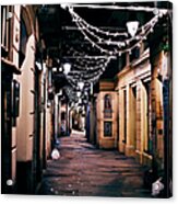 Streets Of Old Town Acrylic Print