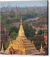 Stupas And Temples In The  Bagan Acrylic Print