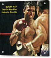 Sugar Ray Robinson, 1965 Light Middleweight Boxing Sports Illustrated Cover Acrylic Print