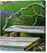Summer Afternoon At A Lavender Garden Acrylic Print