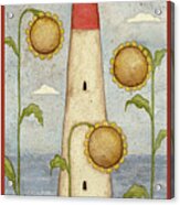 Sunflower Lighthouse Acrylic Print