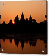 Sunrise Over Angkor Wat, Cambodia Acrylic Print