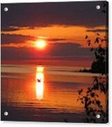 Sunset At Trails End Acrylic Print