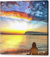Sunset Meditation Acrylic Print