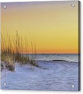 Sunset Sand Dune Acrylic Print