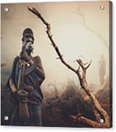 Surma Warrior Woman Acrylic Print