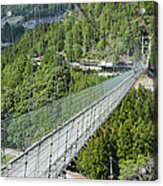 Suspension Bridge Of Tanise Acrylic Print