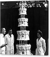 Tall Wedding Cake Acrylic Print