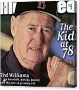 Ted Williams, Baseball Sports Illustrated Cover Acrylic Print