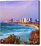 Tel Aviv City View Acrylic Print