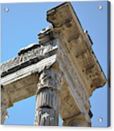 Temple Of Apollo Sosianus Low Angle View Rome Italy Acrylic Print