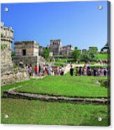 Temples Of Tulum Acrylic Print