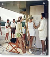 Tennis In The Bahamas Acrylic Print