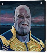 Thanos Painting Acrylic Print