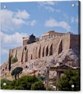 The Acropolis In Athens, Greece Acrylic Print