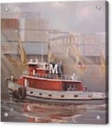 The Ann Moran Tugboat Acrylic Print