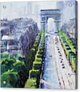 The Arc De Triumph, In Paris Acrylic Print