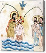 The Baptism Of Jesus By St John Acrylic Print