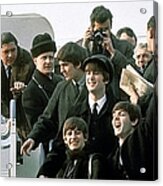 The Beatles Are Coming Acrylic Print