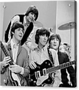 The Beatles, Ringo Starr Rear And L. To Acrylic Print
