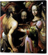 The Beheading Of John The Baptist Acrylic Print