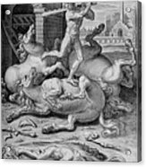 The Burial Of Abdère, 1615. Artist Acrylic Print