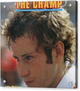 The Champ John Mcenroe Wins His Third Us Open Sports Illustrated Cover Acrylic Print