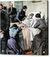 The Death Of Leo Tolstoy, Russian Acrylic Print