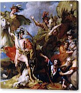 The Death Of The Stag By Benjamin West Acrylic Print