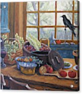 The Good Harvest Country Kitchen By Richard Pranke Acrylic Print