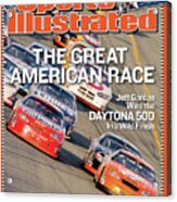 The Great American Race Jeff Gordon Wins The Daytona 500 In Sports Illustrated Cover Acrylic Print