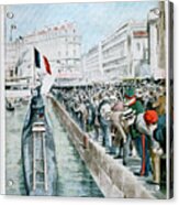 The Gustave-zede Arrives In Marseilles Acrylic Print