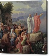 The Israelites Resting Acrylic Print
