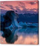 The Jkulsrln Is A Large Glacial Lake In Southeast Iceland Acrylic Print