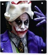 The Joker Unmasked Acrylic Print