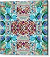 The Joy Of Design Mandala Puzzle Series 7 Arrangement 6 Inverted Acrylic Print