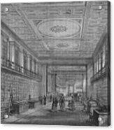The Kings Library, London, 1878 Acrylic Print