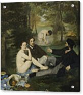 The Luncheon On The Grass, 1863. Artist Acrylic Print