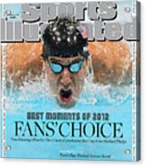 The Moments Of 2012 Michael Phelps Sports Illustrated Cover Acrylic Print