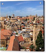 The Old City Of Jerusalem Acrylic Print