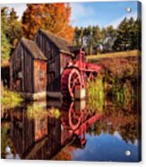 The Old Grist Mill Acrylic Print