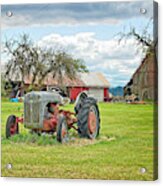 The Old Tractor Acrylic Print