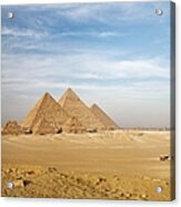 The Pyramids, Giza, Cairo, Egypt Acrylic Print