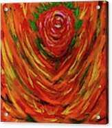 The Rose From The Fire Acrylic Print