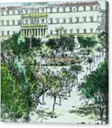 The Royal Palace, Athens, Greece, C1890 Acrylic Print