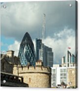 The Tower Of London, London, England, Uk Acrylic Print